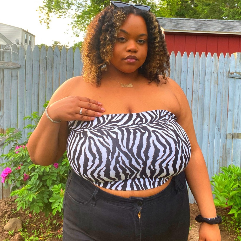 Plus Size Bandeau - Zanzibar